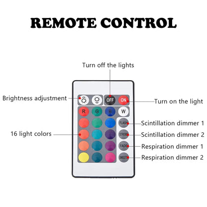 16 Colors Ocean Wave Aurora Projector Night Light