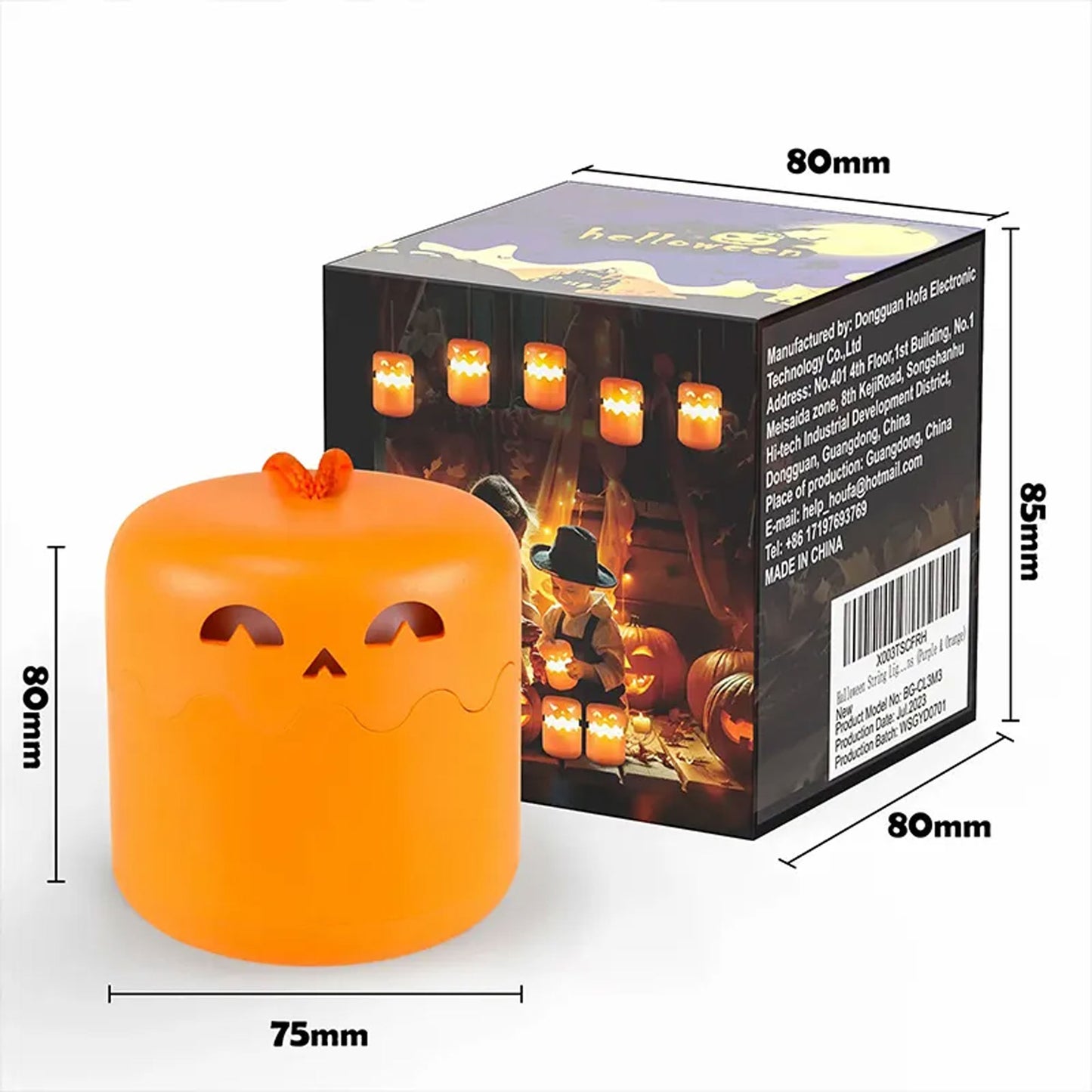 Halloween Pumpkin Night Light