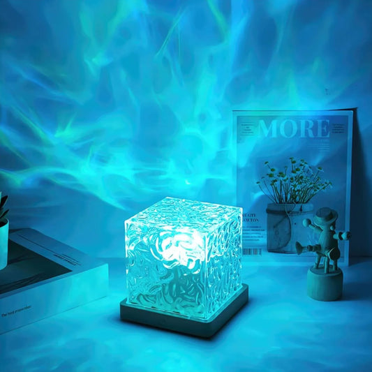 16 Colors Ocean Wave Aurora Projector Night Light